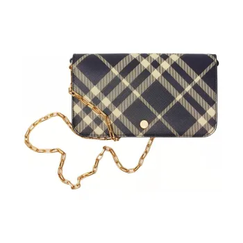 Burberry PU With Polyester And Cotton Wallet Women's Black