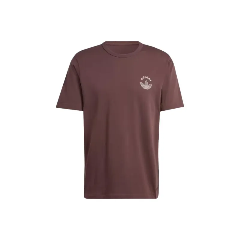 Adidas Originals Graphic Tee T-Shirt Men's Shadow Brown-0