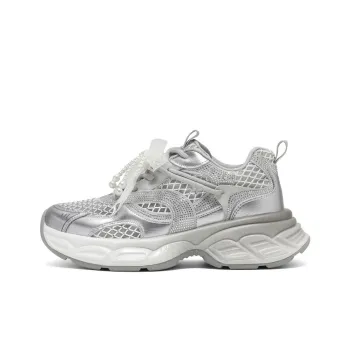 BELLE Anti Slip And Wear Resistant Height Increasing Low Top Chunky Sneakers Women's