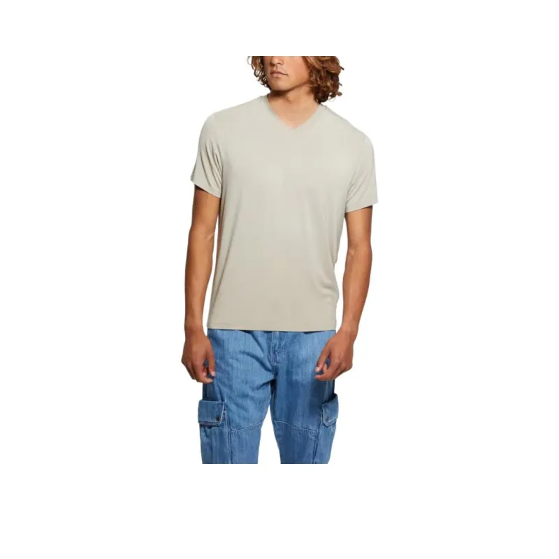 GUESS T-Shirt Men's Beige Yellow-0