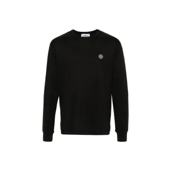 STONE ISLAND Compass Badge Long Sleeved T Shirt