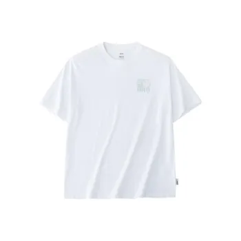 Anta x POPEYE Drop Shoulder Sleeve T Shirt Men's Pure White