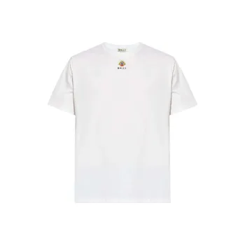 BALLY Logo Embroidered Crewneck T Shirt