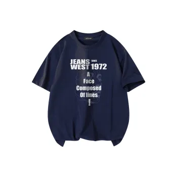JEANSWEST T Shirt Unisex Dark Blue