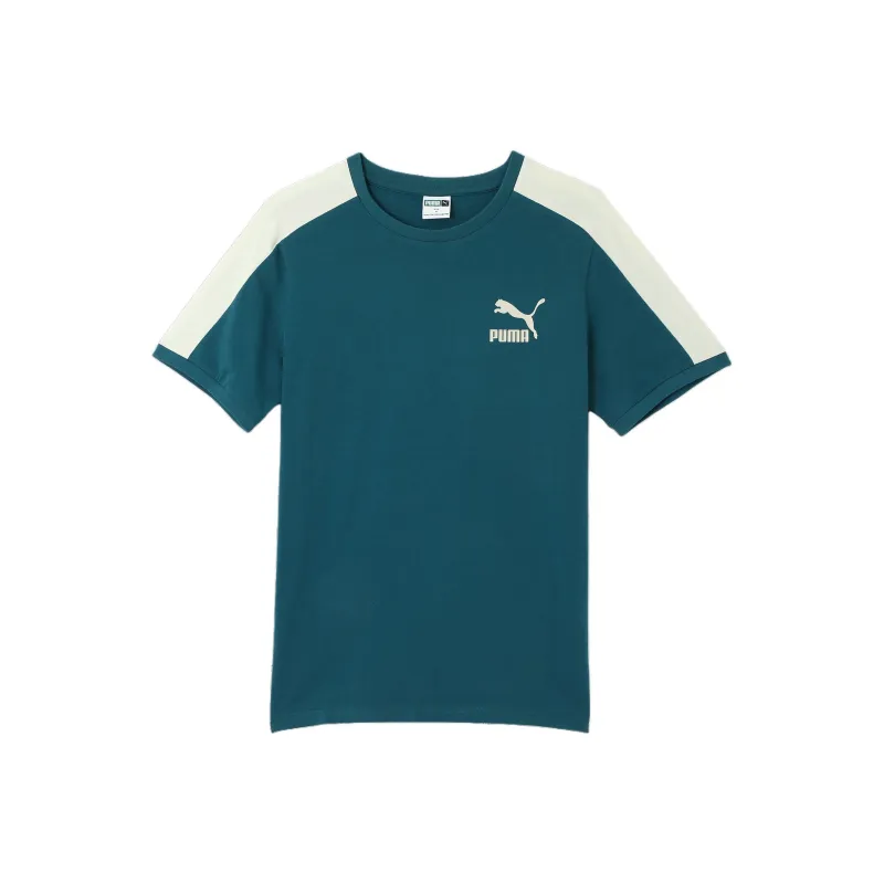 PUMA T7 ICONIC T Shirt Men's Cold Light Green-0