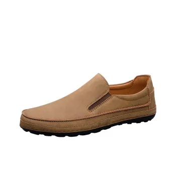 Bull charm Men's Casual Shoes Men Low Top Light Brown/Green/Black