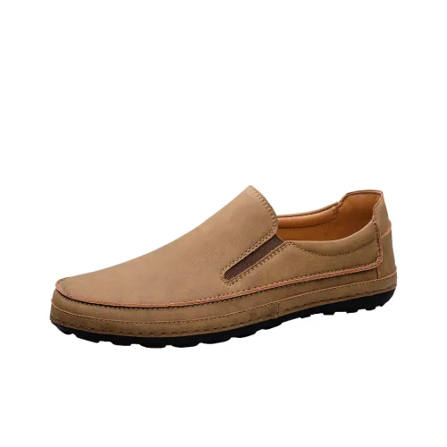 Bull charm Men's Casual Shoes Men Low Top Light Brown/Green/Black