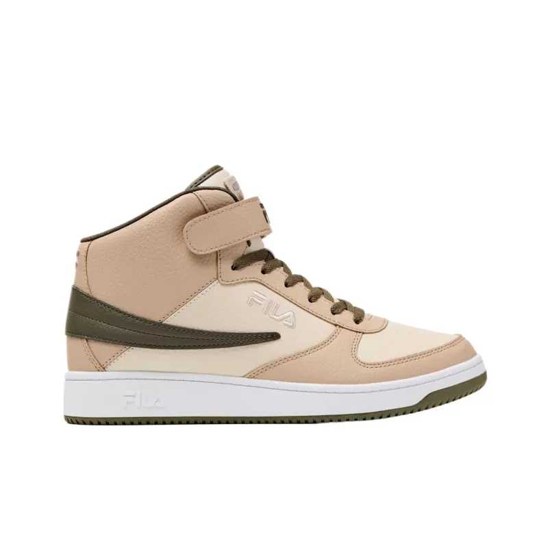 FILA High Top Basketball Shoes Men's Brown Gray-1