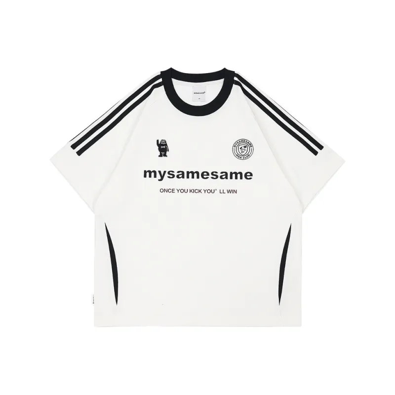 MYSAMESAME Summer T Shirt Loose Fit Style Unisex-3