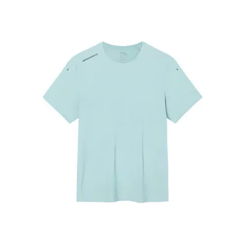 CHAOJIANTA T Shirt Men's Rain Mist Cyan