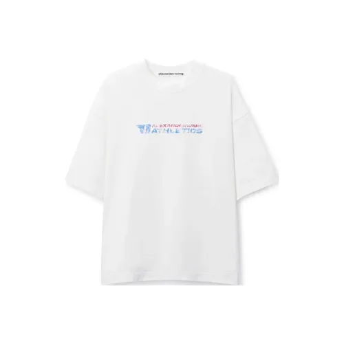 Alexander Wang Logo Printed Crewneck T Shirt