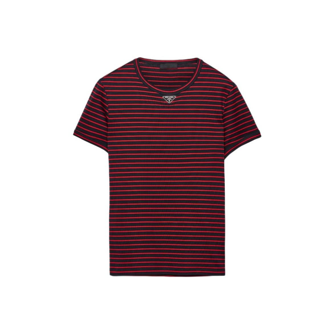 PRADA★素敵！Navy/Red/White Striped Jersey T-Shirt NWT PRADA Navy/Red/White Striped Jersey T-Shirt Size XS | eBay