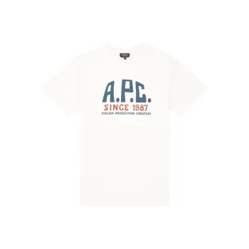 A.P.C . Logo print T shirt