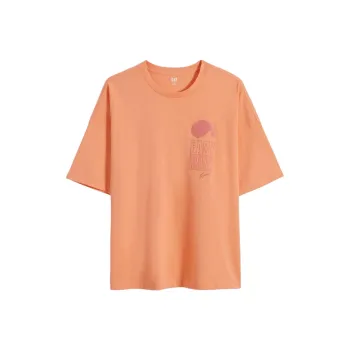 GAP T Shirts Unisex Orange
