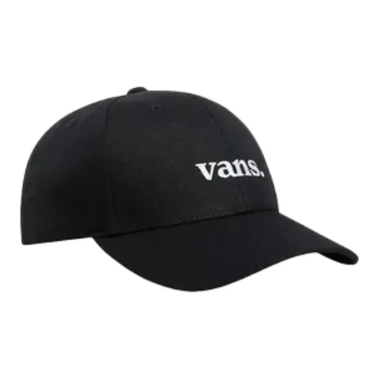 Vans Cotton Baseball Caps Unisex Black-1