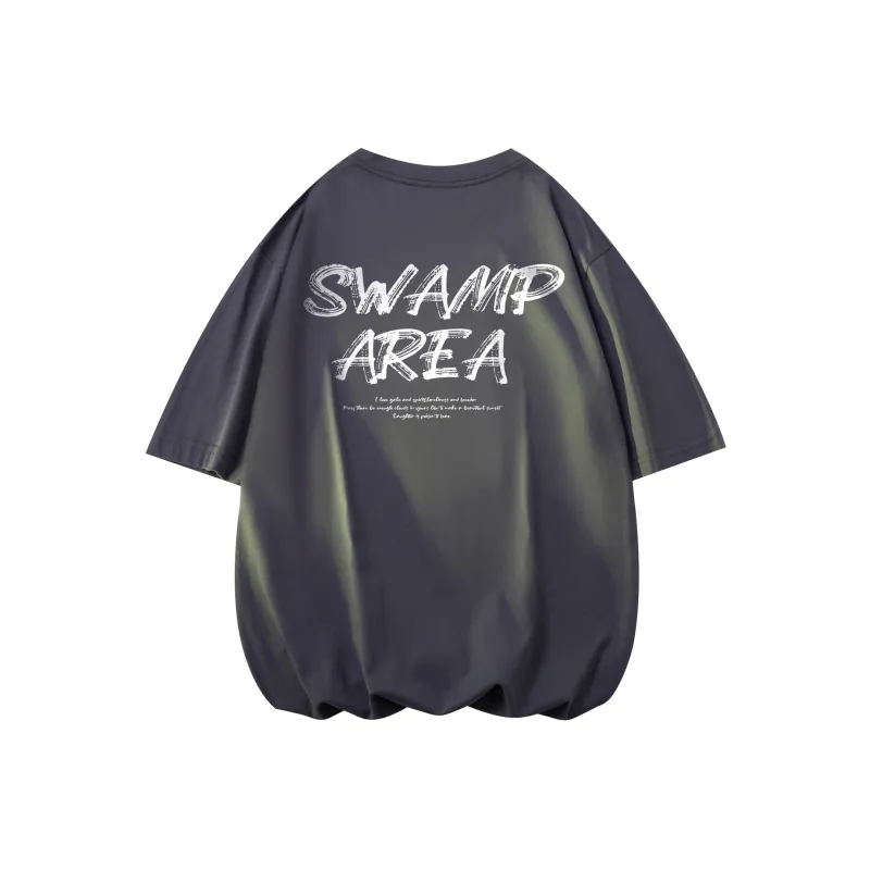 SWAMP AREA T-Shirt Unisex Black-6