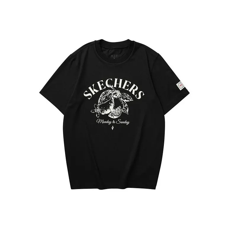 Skechers SS24 T Shirt Unisex Carbon Black-0