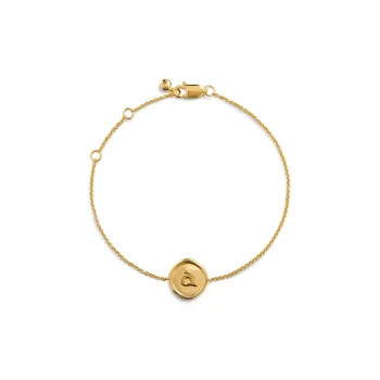 Monica Vinader Sterling Silver Plated With 18K Gold Bracelets Women's Gold