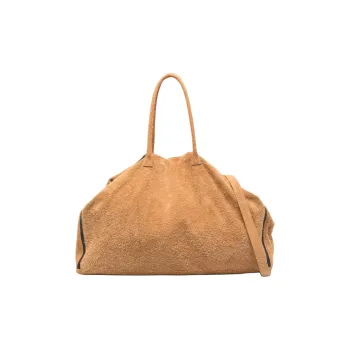 MEDEA Leather Tote Bag Shopping Bag Shoulder Bags Women's Caramel Umber