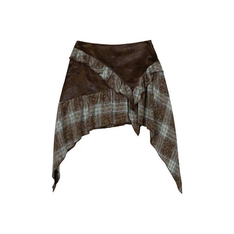 CUWU Casual Short Skirts Women's Green-1