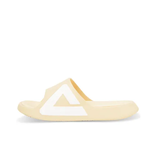 PEAK State Pole Classic Drag Slide Slippers Unisex White Light Khaki