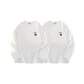 White (Minimalist Style Back View Chest Logo)+White (Minimalist Style Back View Chest Logo)