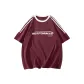 Burgundy Half Striped