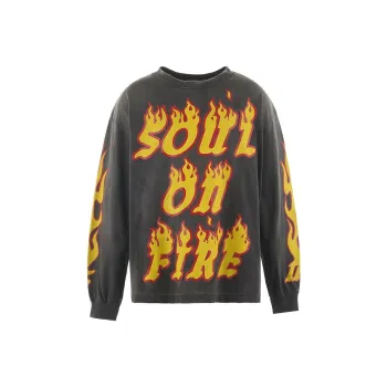 SAINT Mxxxxxx Soul On Fire Long Sleeve T Shirt