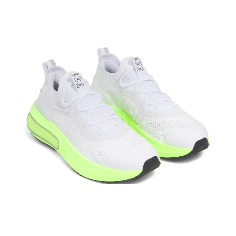 Under Armour Phantom 4 Low Top Casual Shoes Men's White Green-2