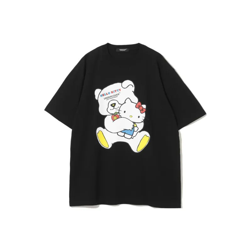 Sanrio X UNDERCOVER Sanrio Co-branded Model T-Shirts Unisex Black-0