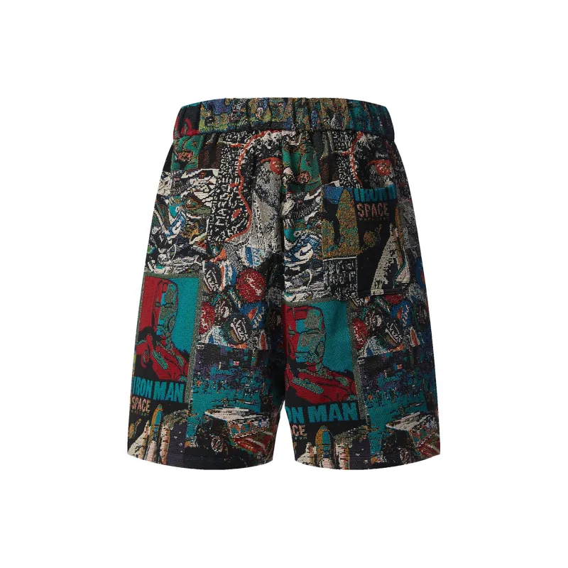 ARCANEFUNK Casual Shorts Unisex Málaga Green-1