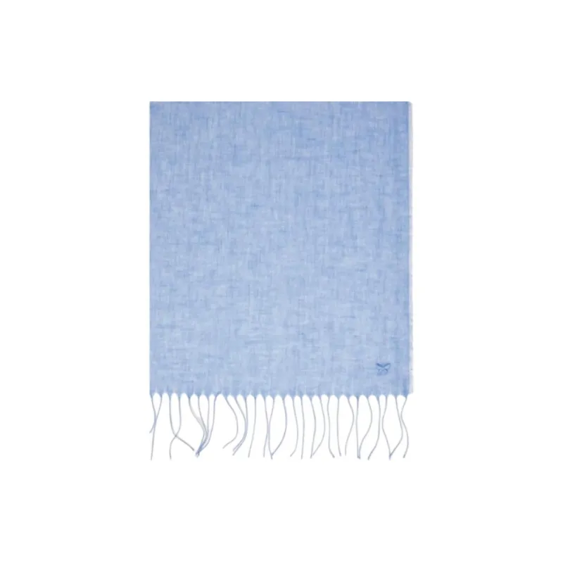 MaxMara Linen Knit Scarves Women's Blue-2