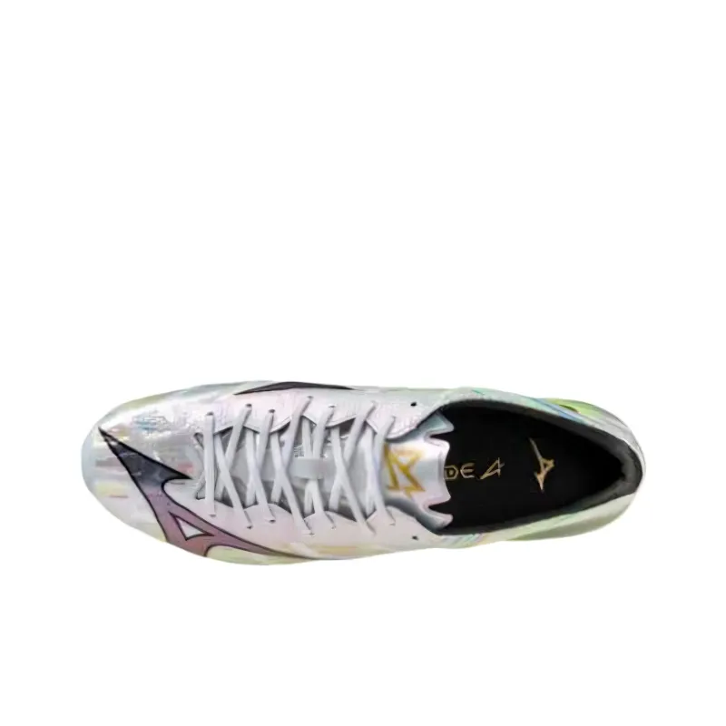 Mizuno Alpha II Elite Soccer Shoes Unisex Silver Green-2