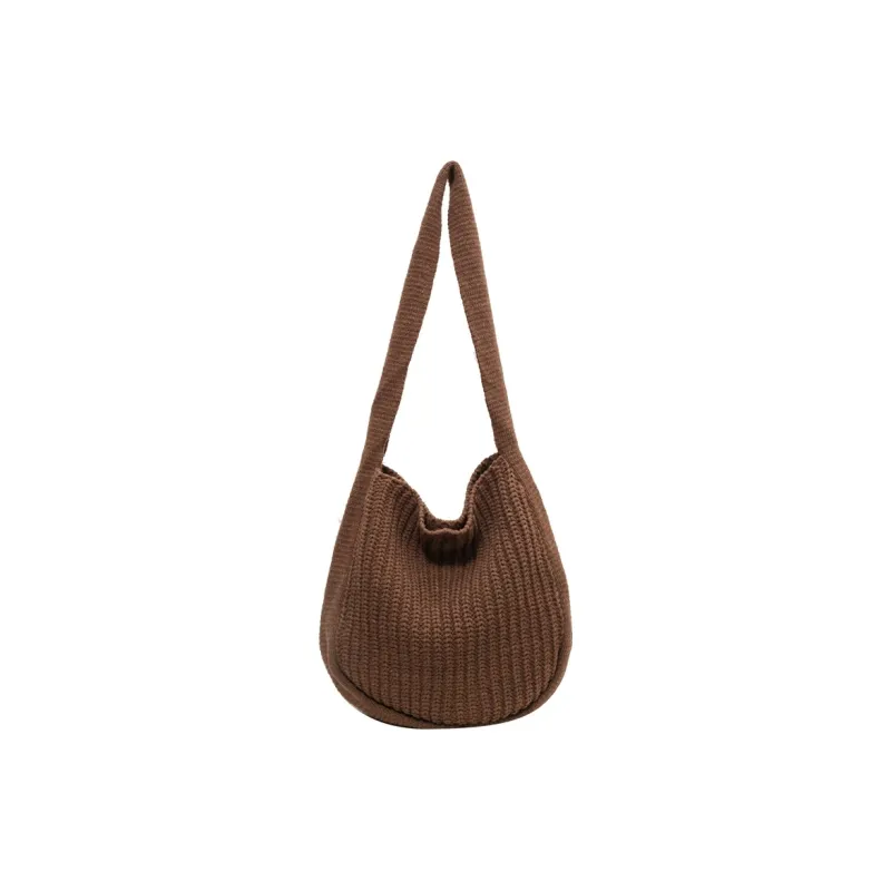 H YXIANG Yarn Shoulder Bag Regular Unisex Multicolor-2