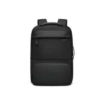 SEPTWOLVES Fabric Backpacks Laptop Bags Backpack Regular Unisex Black