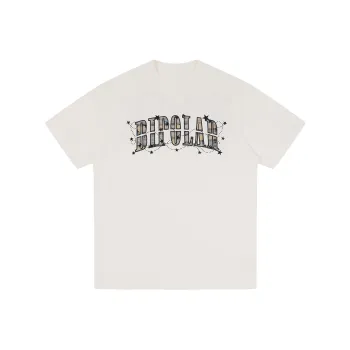 BIPOLAR Summer 100% Cotton American Vintage Hip Hop T Shirt For Men Unisex