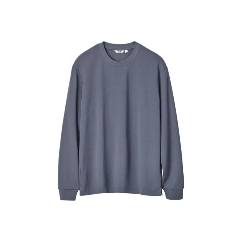 UNIQLO T Shirt Unisex Lead Gray-0