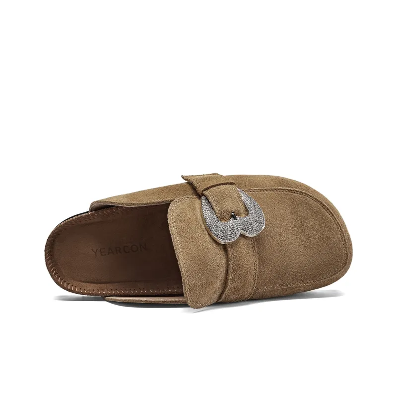 YEARCON Rubber Sole Slip Resistant Wrap toe Slippers Women's-2