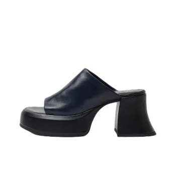 MIISTA Quiet Slide Slippers Women's Dark Blue