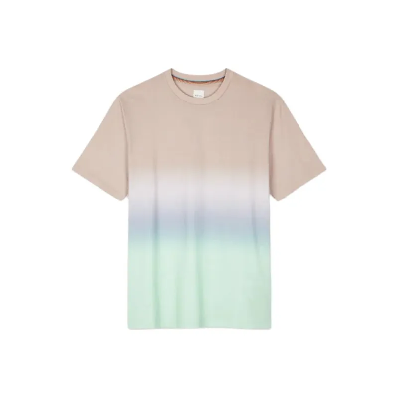 Paul Smith Hazy Stripe Printed T Shirt-0