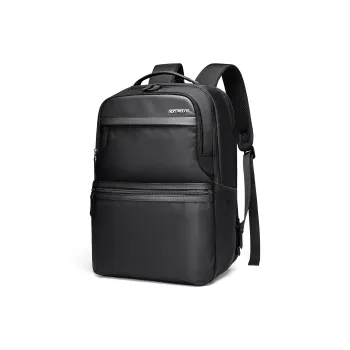 SEPTWOLVES Fabric 16 Inch Laptop Backpack QPL Men's Black
