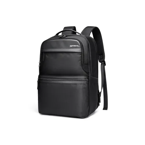 SEPTWOLVES Fabric 16 Inch Laptop Backpack QPL Men's Black