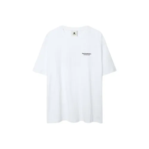 NEW AMSTERDAM 화이트 남성 티셔츠