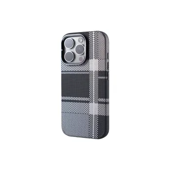 DEPA PC Material Carbon Fiber Texture Stand Magnetic Phone Cases Compatible With Apple 12 16 Collection British Style