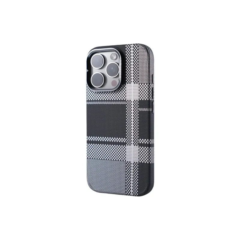 DEPA PC Material Carbon Fiber Texture Stand Magnetic Phone Cases Compatible With Apple 12 16 Collection British Style-0