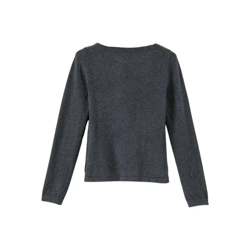 Late White Knitwear Women's Dark Gray-1
