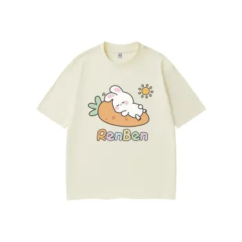 RENBEN Drop Shoulder Sleeve T Shirt Unisex