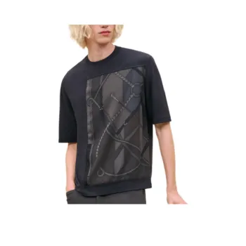 HERMES T Shirts Men Black