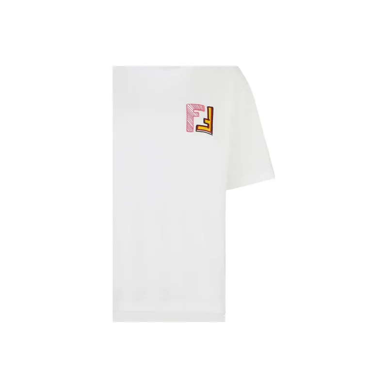FENDI T Shirts Women's White-5