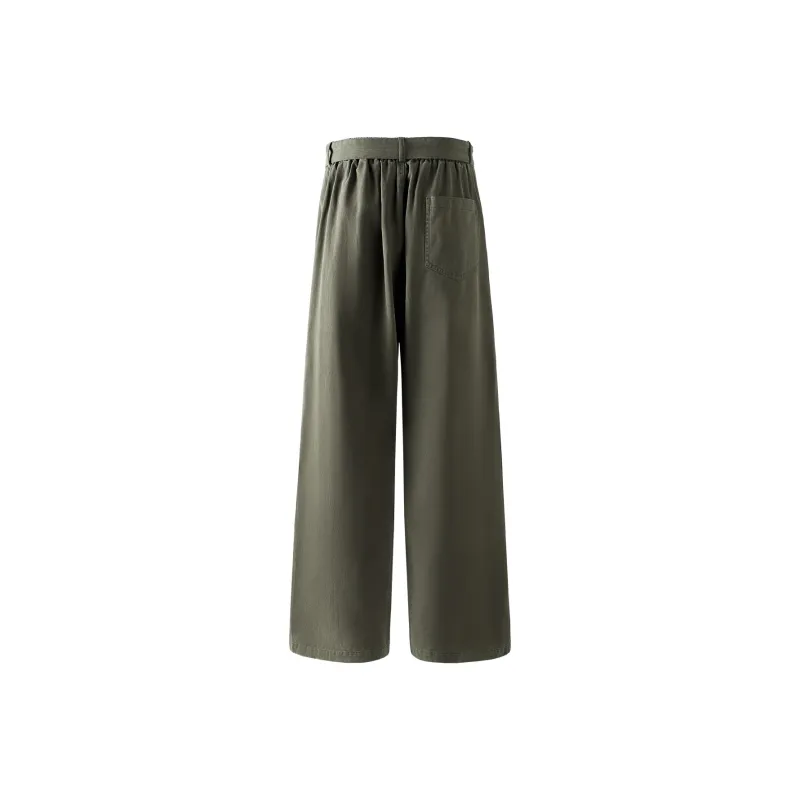 SOCKKEY Casual Pants Unisex Green-4